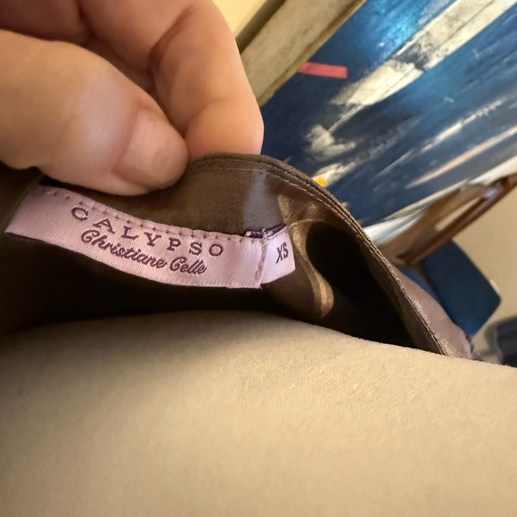 Calypso St. Barts silk dress sz xs - Picture 9 of 9